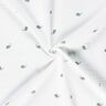 Tissu double gaze de coton Petites baleines – ivoire/gris bleu,  thumbnail number 3