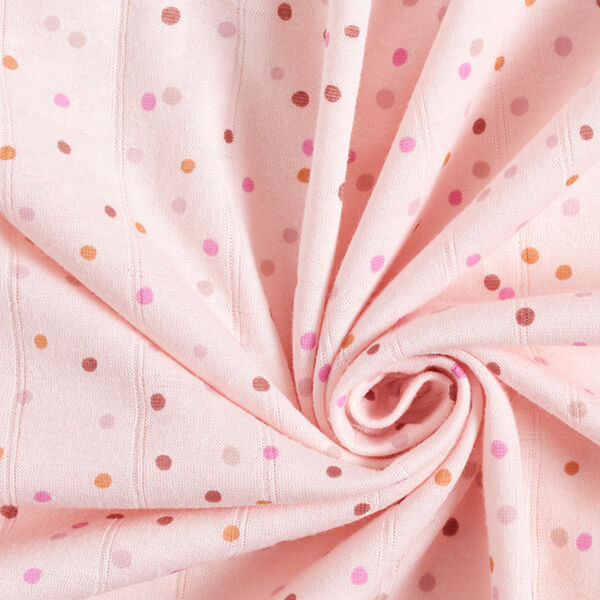 Jersey double couche Points – rosé – Échantillon, image number 3