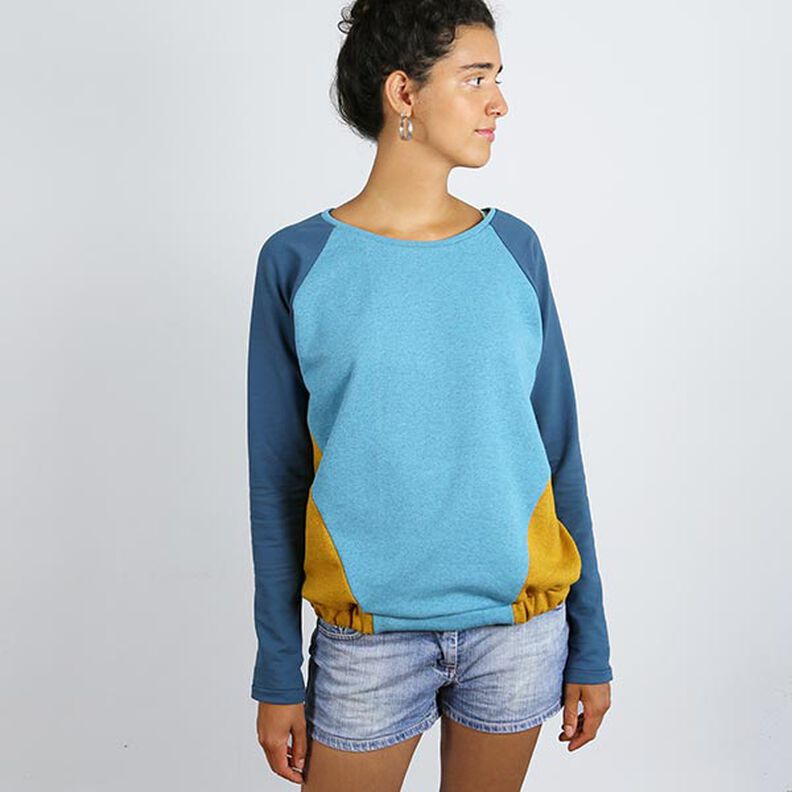 FRAU LILLE - Pull raglan avec coutures diagonales, Studio Schnittreif  | XS -  XXL,  image number 2