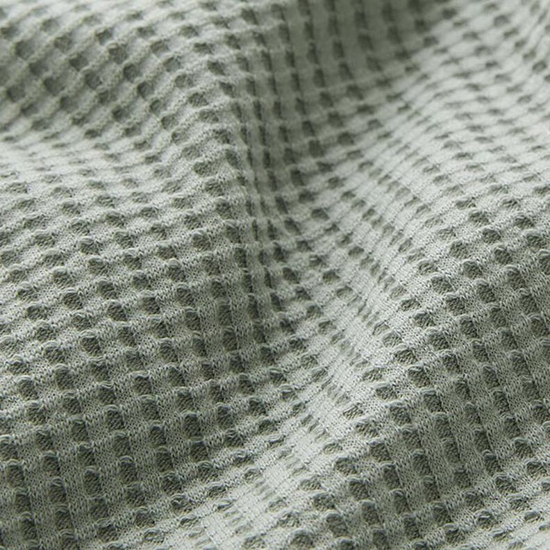 Jersey de coton gaufré uni – roseau,  image number 2