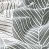 Tissu de décoration Canvas grandes feuilles – gris,  thumbnail number 2