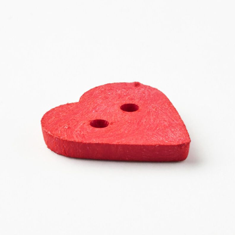 Bouton coeur [Ø 15 mm] – chili,  image number 3