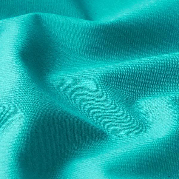 Popeline coton Uni – turquoise,  image number 2