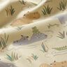 Popeline coton Baignade des animaux de la jungle – vert pastel,  thumbnail number 2