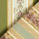 Tissu d’ameublement jacquard Rayures Biedermeier – crème/olive,  thumbnail number 3