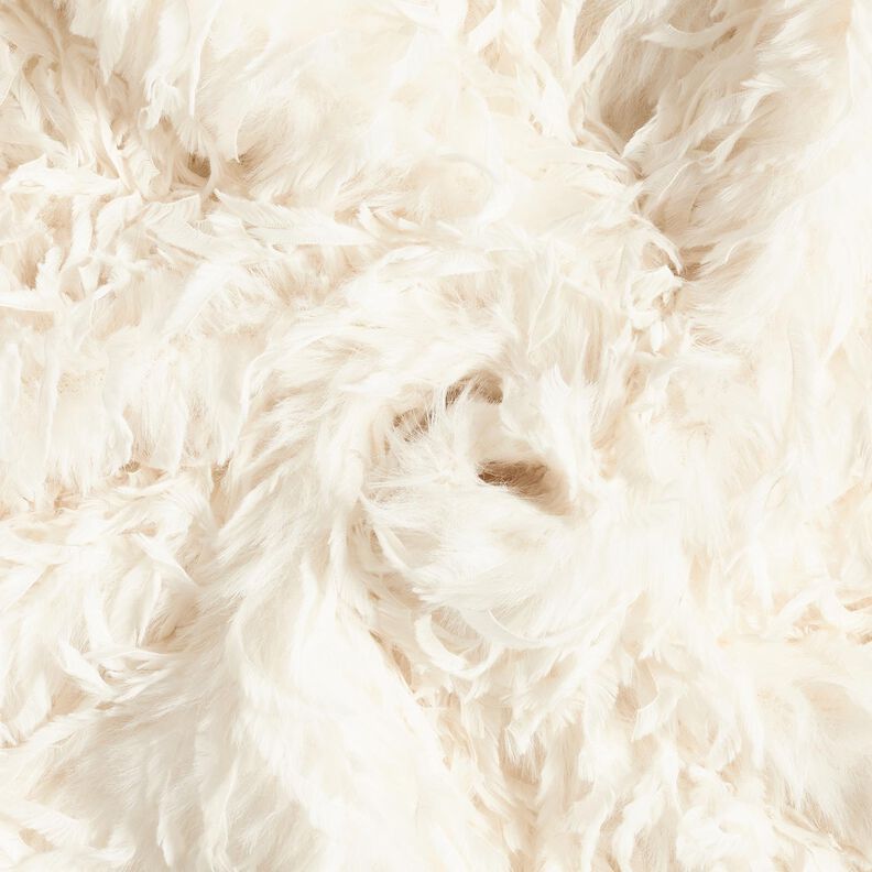 Fourrure synthétique Plumes unies | Katia Fabrics – blanc, image number 4