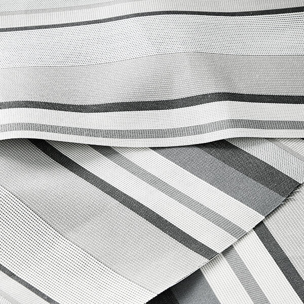 Tissu d’extérieur Canvas Rayures – gris, image number 6