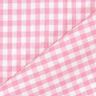 Tissu en coton Vichy à carreaux 0,5 cm – rose/blanc,  thumbnail number 3