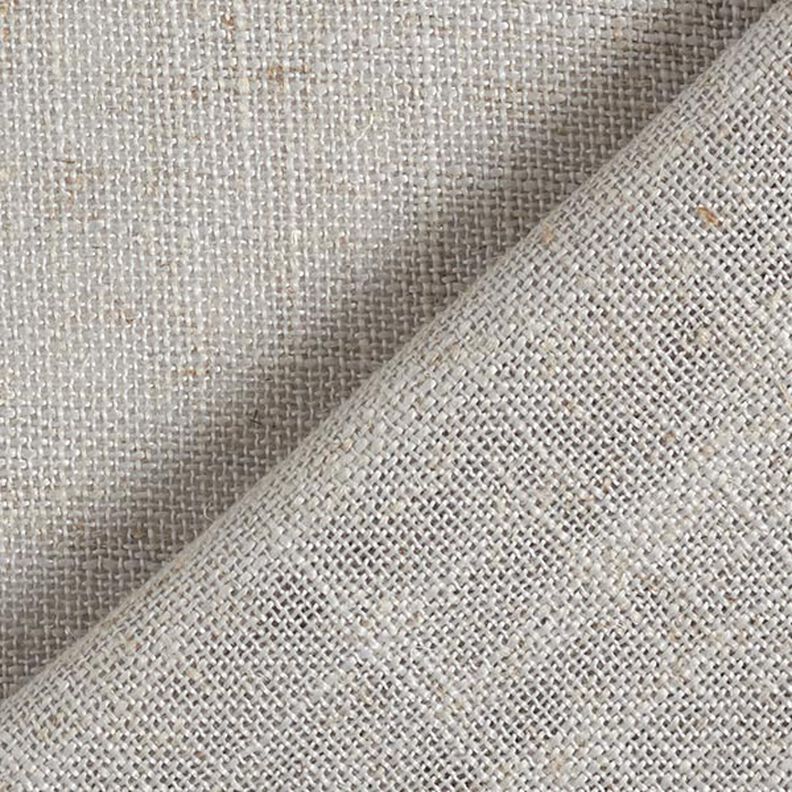 Tissu pour rideaux Aspect jute 280 cm – gris clair,  image number 4