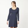 Bambou Jersey viscose Uni – bleu marine,  thumbnail number 7