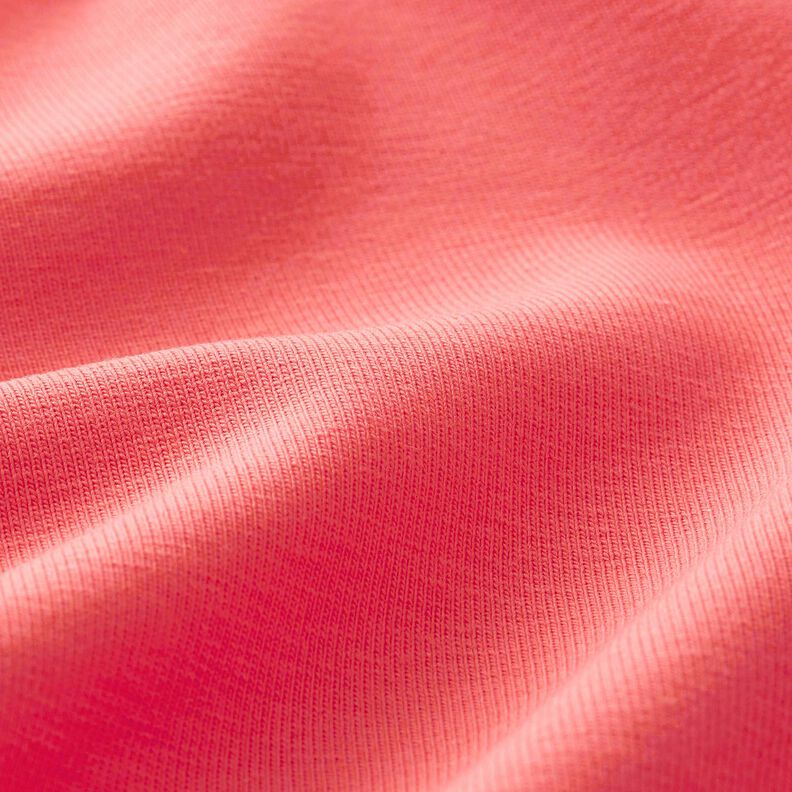 Jersey coton Medium uni – homard,  image number 2