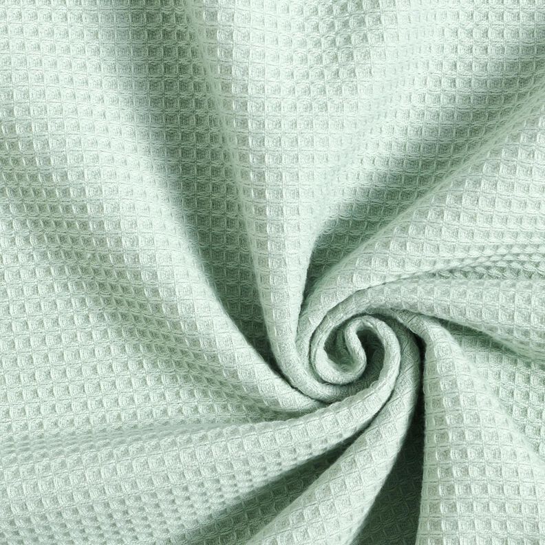 Tissu éponge/Nid d’abeille Uni – menthe clair,  image number 1
