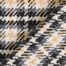 Tissu pour manteau Carreaux classiques – écru/anthracite,  thumbnail number 4