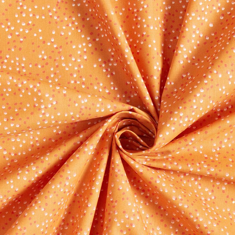 Tissu en coton Cretonne Pünktchen – orange pêche,  image number 3