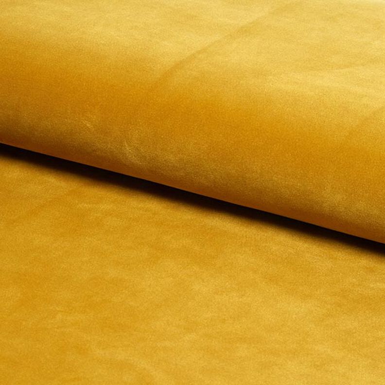 Tissu de revêtement Velours – moutarde,  image number 1
