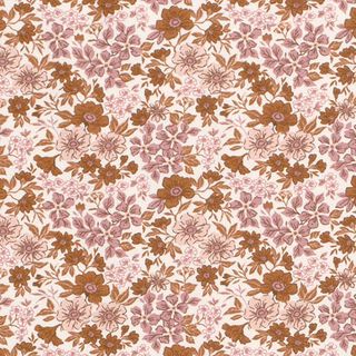 Jersey coton Fleurs – écru, 