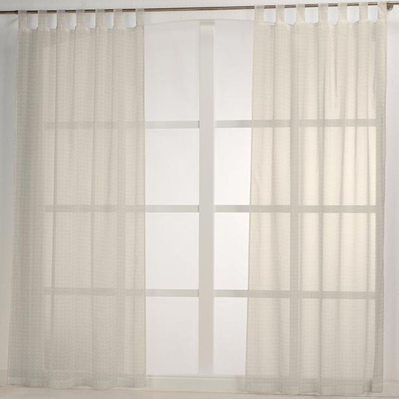 Tissu pour rideaux Aspect jute 280 cm – nature,  image number 5