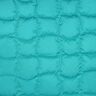 Tissu matelassé Carrés ondulants – bleu aqua/pourpre,  thumbnail number 1
