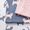 Tissu de décoration Semi-panama Chats – gris foncé,  thumbnail number 3