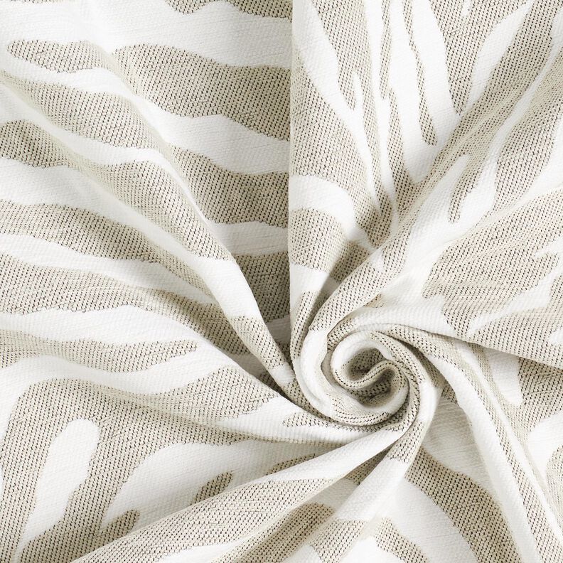 Tissu de revêtement Jacquard Zèbre – anémone/nature, image number 3