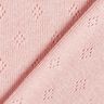 Jersey finement tricoté à motif ajouré – vieux rose,  thumbnail number 3