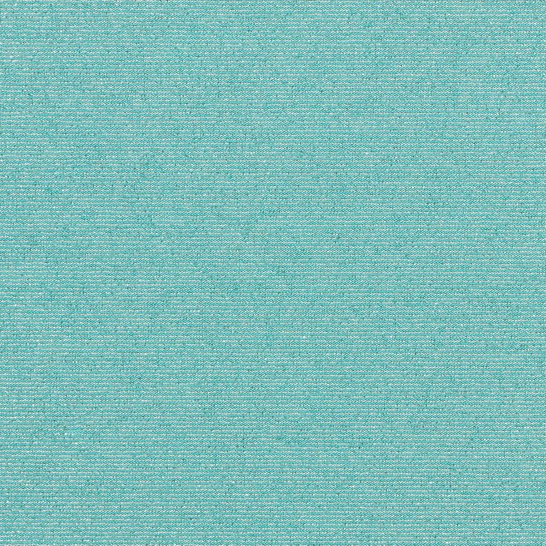 Jersey pailleté mélangé – turquoise clair,  image number 1