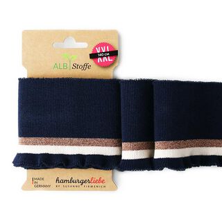 Bord-côtes bio Cuff Me Frill  [140 cm | 8 cm]  | Albstoffe | Hamburger Liebe, 
