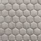 Tissu de revêtement velours matelassé nid d'abeille – gris,  thumbnail number 1