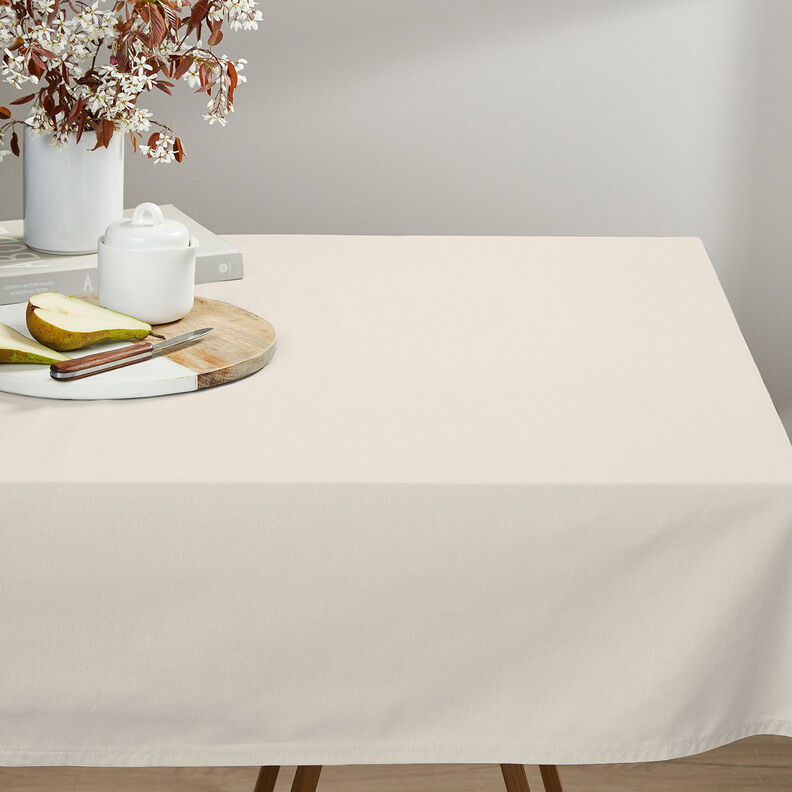 Tissu en coton Cretonne Uni – crème,  image number 5