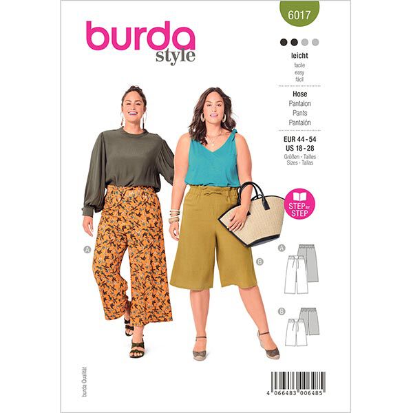 Pantalon | Burda 6017 | 44–54,  image number 1