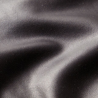 Similicuir stretch uni – noir, 