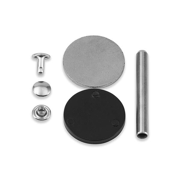 Rivets creux zone de serrage 3-4 mm [25 unités | Ø 7,5 mm] | Prym – argent métallique,  image number 2