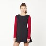 Jersey double face uni – carmin/bleu nuit,  thumbnail number 5