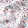 Tissu de décoration Popeline coton Fleurs sauvages – pourpre/pétrole,  thumbnail number 2