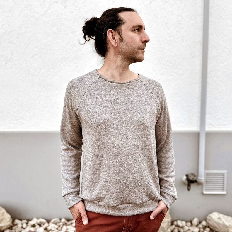 HERR SVEN - Pull-over simple à manches raglan, Studio Schnittreif | 42 - 60,  image number 6