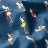 Tissu en coton cretonne mouettes – bleu marine,  thumbnail number 2