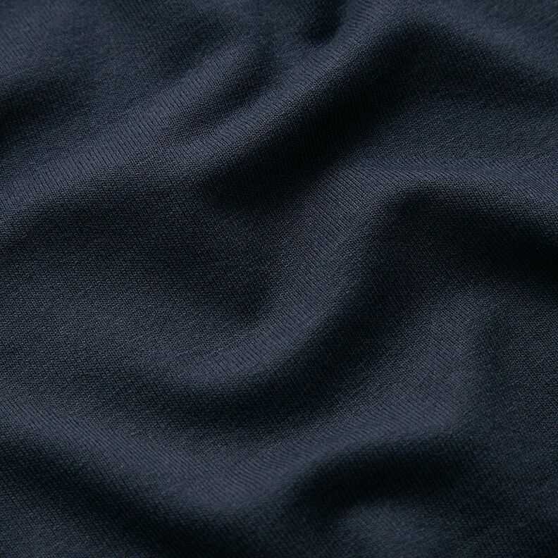 Jersey d’été médium en viscose – bleu nuit,  image number 2