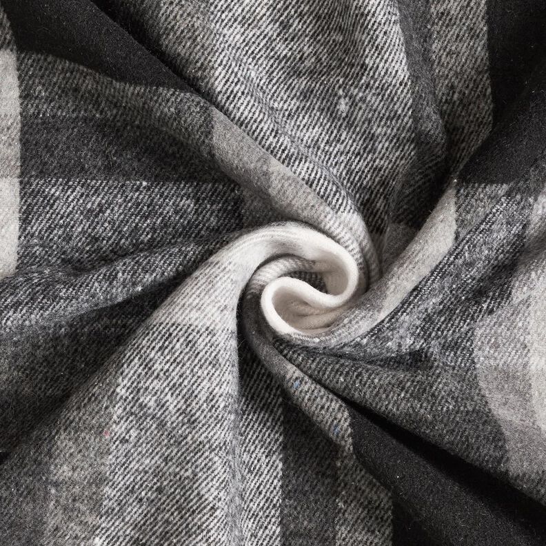 Flanelle pour manteau à carreaux | Katia Fabrics – gris brume/argent ancien,  image number 3