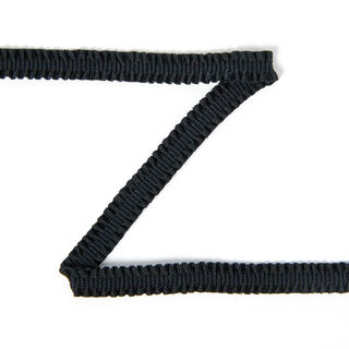 Dentelle ruchée élastique  - noir, 