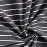 Viscose stretch à rayures pailletées – noir/blanc,  thumbnail number 3