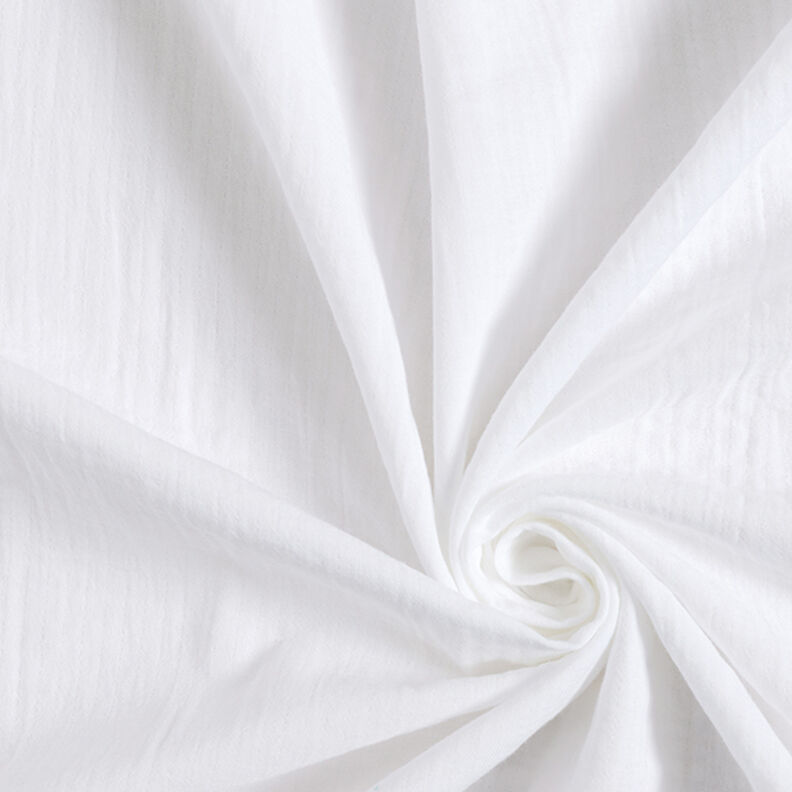 Gaze de coton 280 cm – blanc,  image number 1