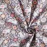 Popeline coton Lapins dans un pré fleuri – gris foncé,  thumbnail number 3