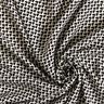 Tissu pour chemisier Graphique abstrait – crème/noir,  thumbnail number 3