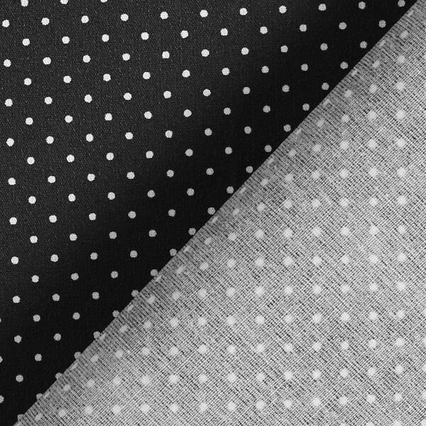 Coton enduit petits pois – noir,  image number 5