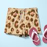 Popeline coton Motif léopard – amande/vieux rose,  thumbnail number 5