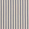 Tissu de décoration Semi-panama Fines rayures maritimes – nature/bleu marine,  thumbnail number 1
