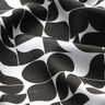 Tissu viscose Graphiques rétro – noir/blanc,  thumbnail number 2