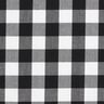 Tissu pour chemise großes Bäckerkaro – blanc/noir,  thumbnail number 1