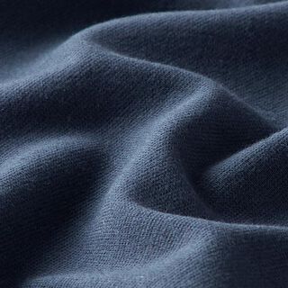 GOTS Bord-côtes coton | Tula – bleu marine, 