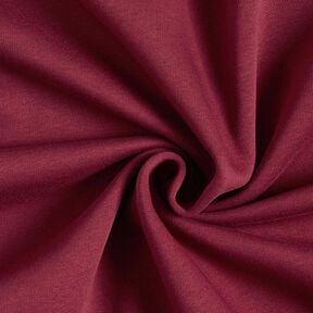Sweatshirt gratté – rouge bordeaux, 
